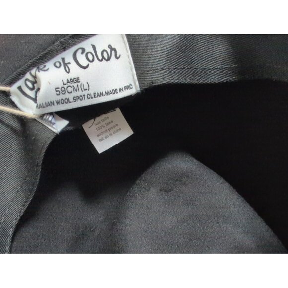 Lack of Color The‎ Grove Wool Felt in Black Large (59cm) - New